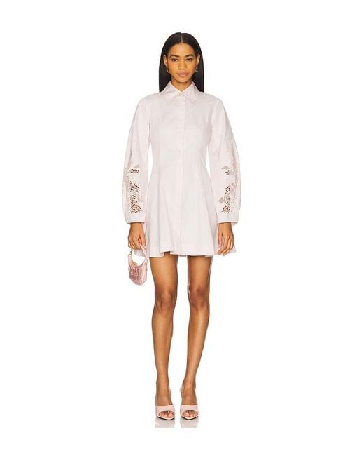Clea White Indra Mini Dress