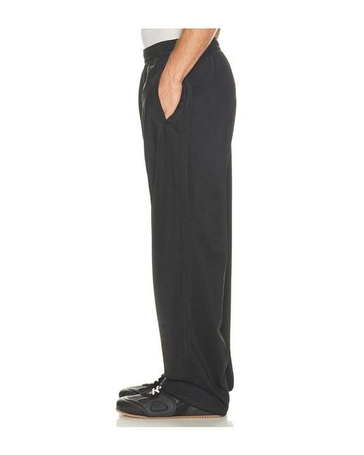 Fred Perry Black Canvas Track Pant for men