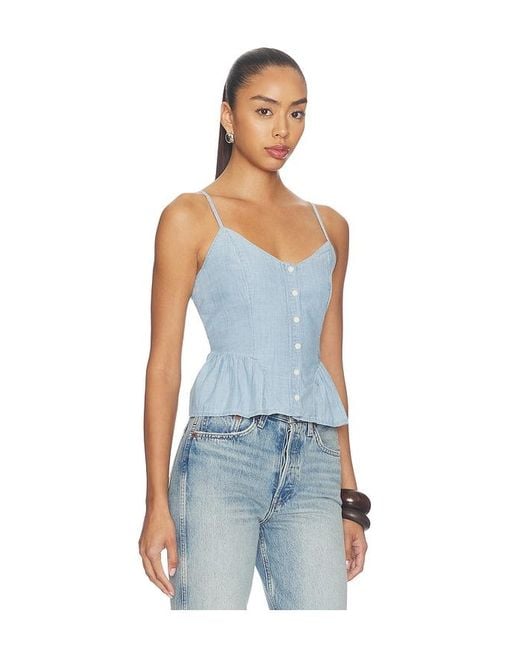 Levi's Blue Bluse Monet