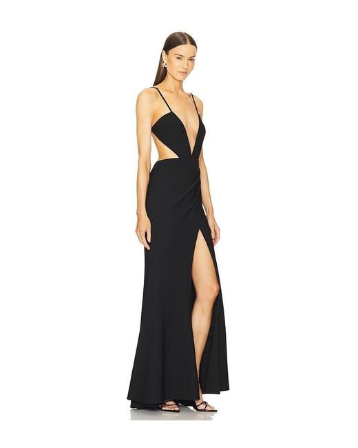 Michael Costello Black X Revolve Caisyn Gown