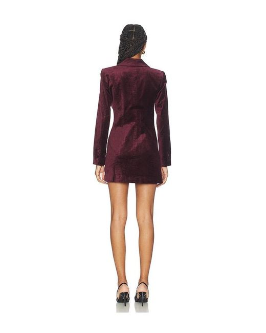 GOOD AMERICAN Red Velvet Exec Dress