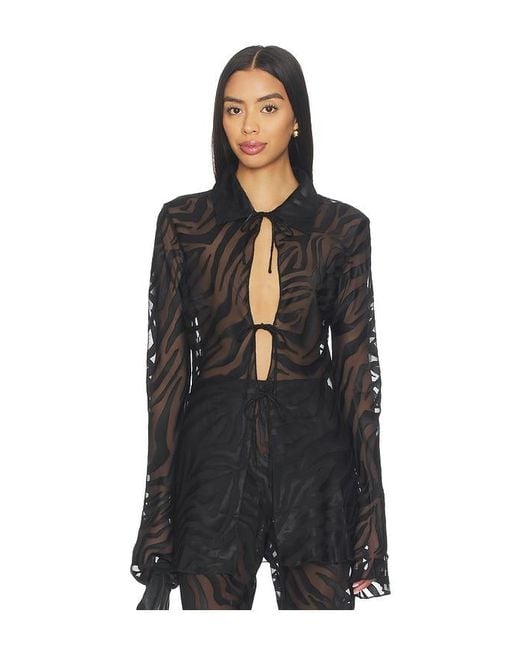 Lamarque Black Camine Top