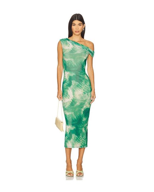 AFRM Green Holden Dress