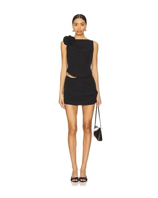 Lovers + Friends Black Chamonix Skort