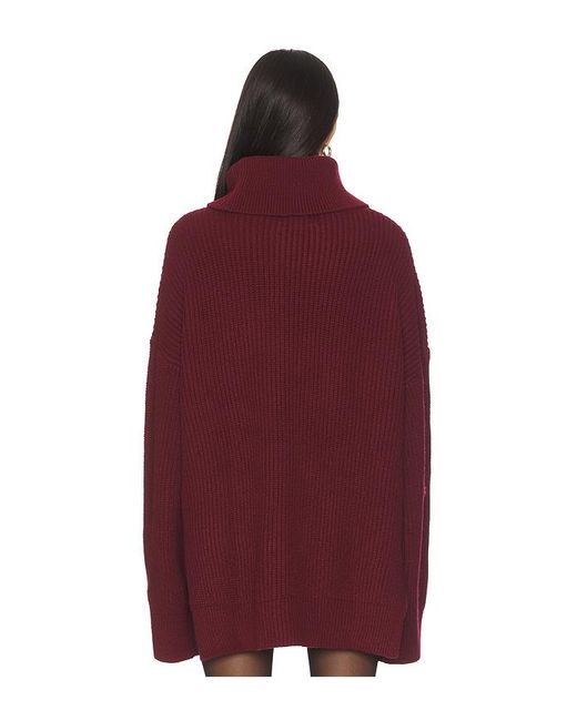 ALL THE WAYS Red Delta Sweater
