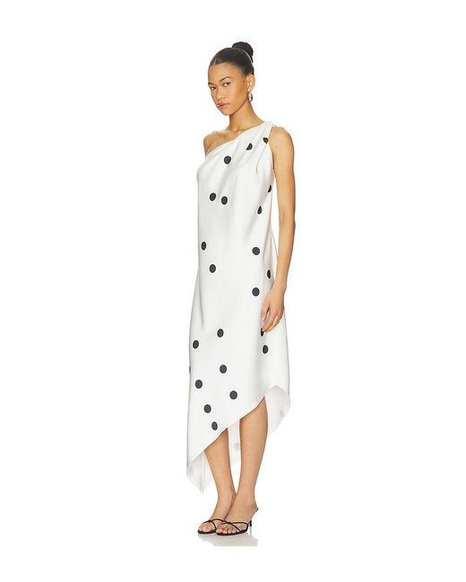 Anna October White Mio Midi Dress