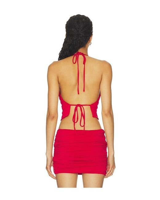 Lovers + Friends Red Lupa Top