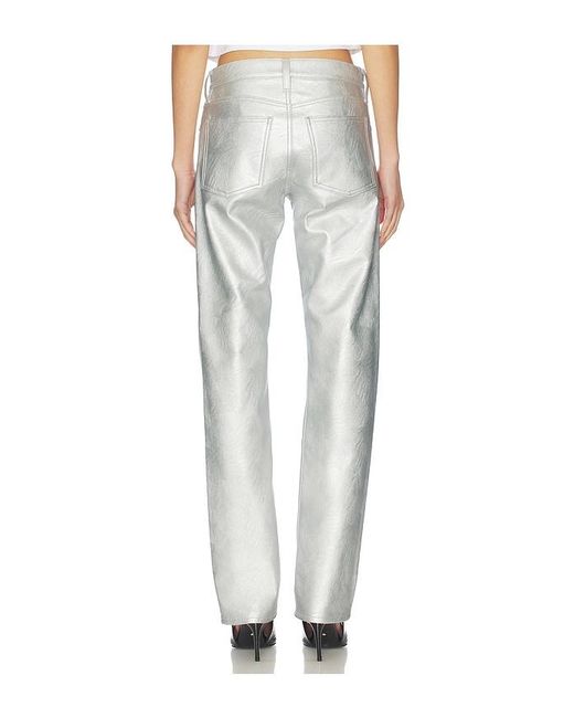 Agolde Metallic Low Rise Slim Pants