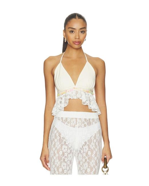 MY BEACHY SIDE White Iris Top