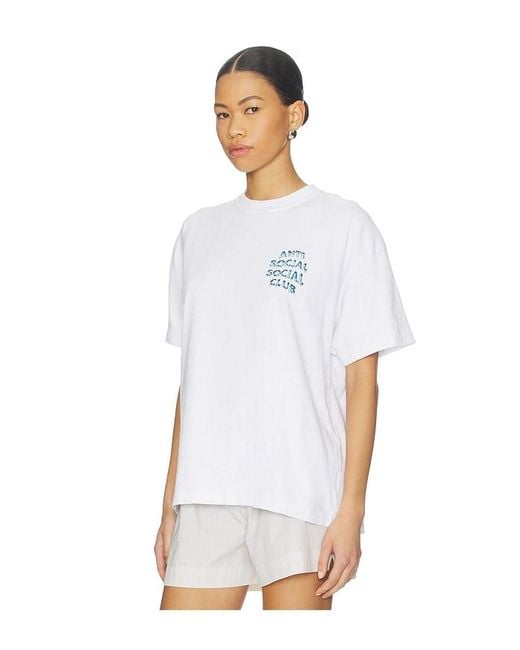 Camiseta En Color Blanco Talla (También En S) ANTI SOCIAL SOCIAL CLUB de hombre de color White