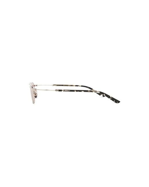 Gucci Multicolor Metal Frame Rectangular Sunglasses for men