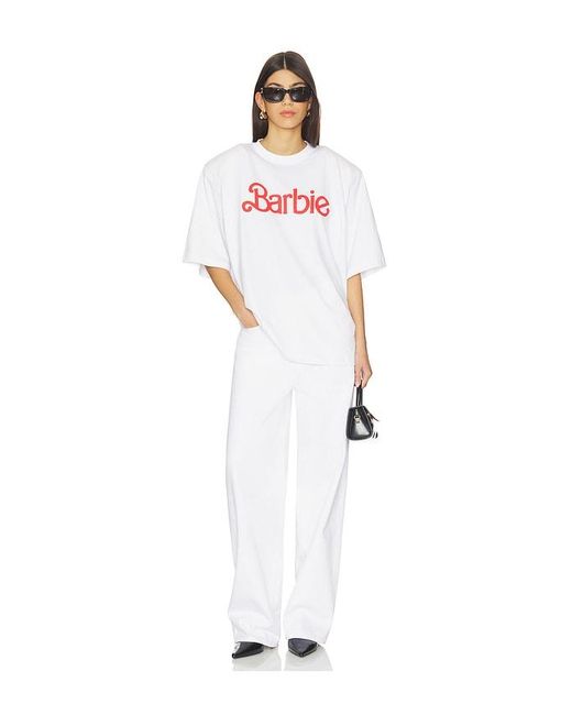 Gestuz White X Barbie Kenna Tee