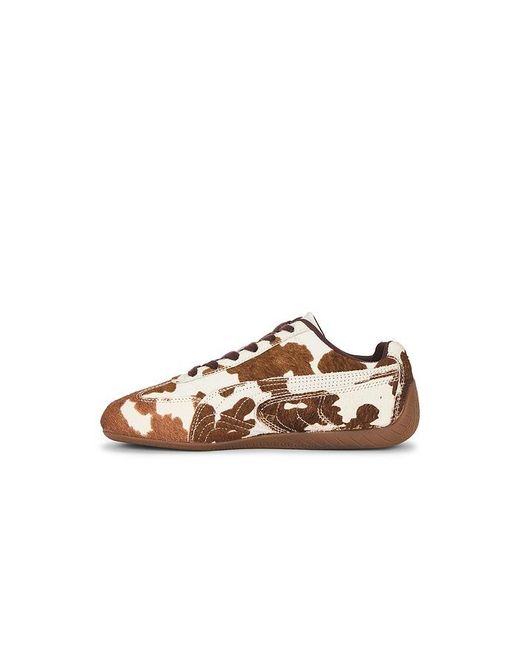 PUMA Brown Speedcat Cow Sneaker