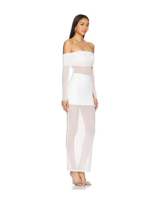 Lovers + Friends White Fio Maxi Dress