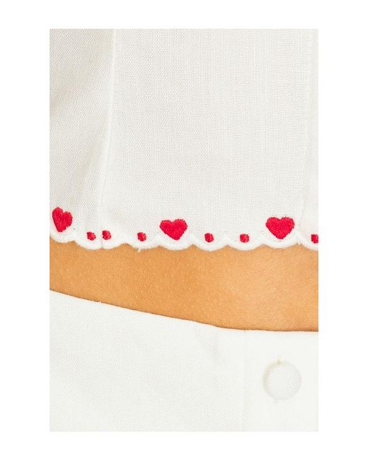 MAJORELLE White Anita Top