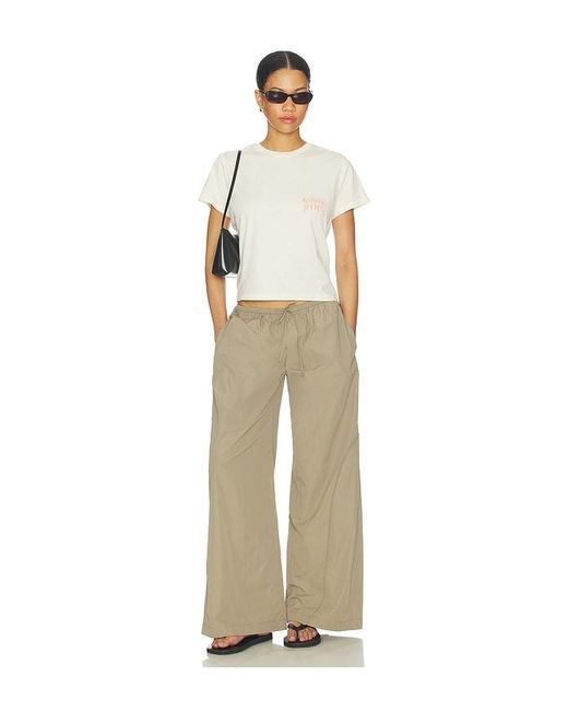 Anine Bing Natural Shelley Tee Surfer