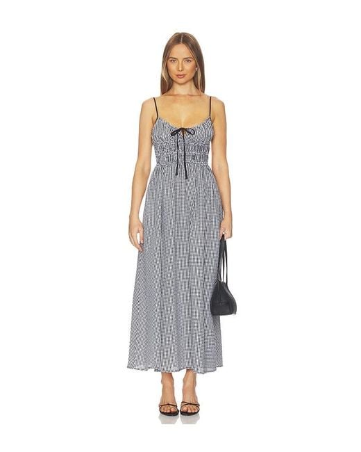 Tularosa White Josie Midi Dress