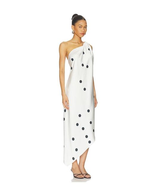 Anna October White Mio Midi Dress