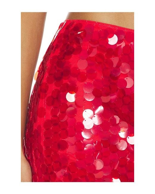 superdown Red Celia Mini Skirt