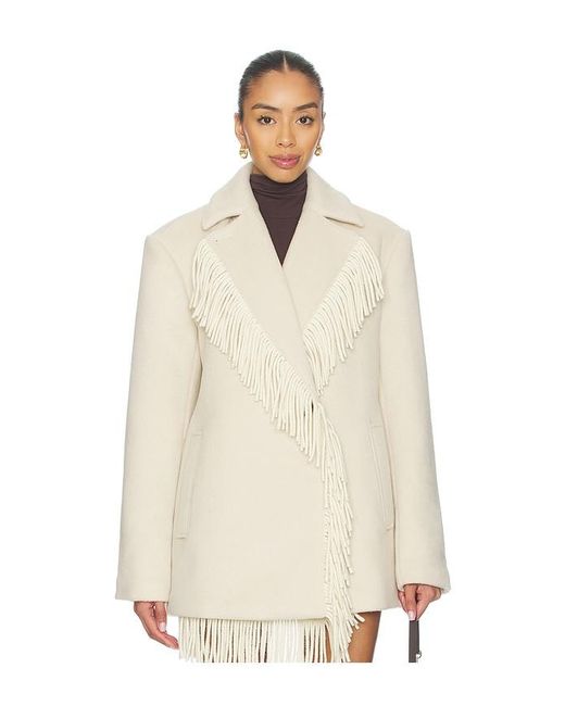 Lovers + Friends Natural Whitney Coat