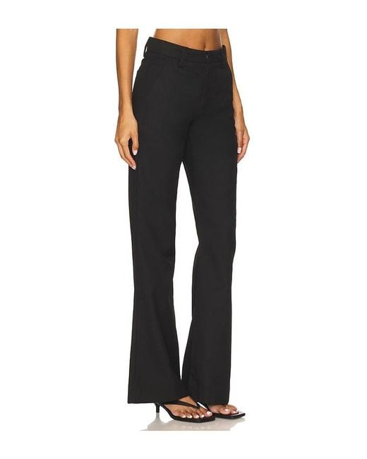 Jaded London Black Stacked Bootcut Suit Pant