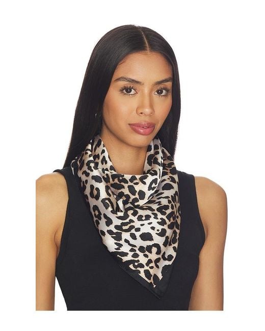 Lovers + Friends Black Isabela Scarf