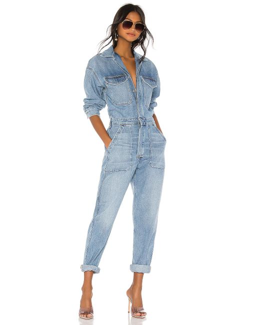 Citizens of Humanity Blue Marta Jumpsuit