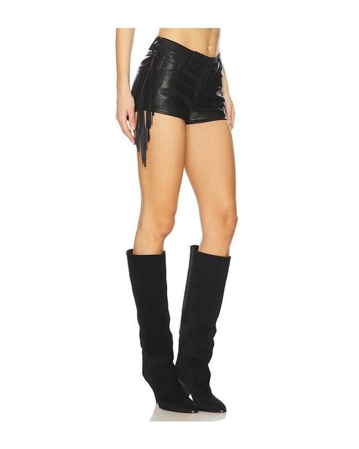 superdown Black Karina Fringe Short
