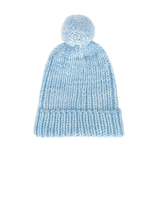 Loeffler Randall Blue April Chunky Knit Hat