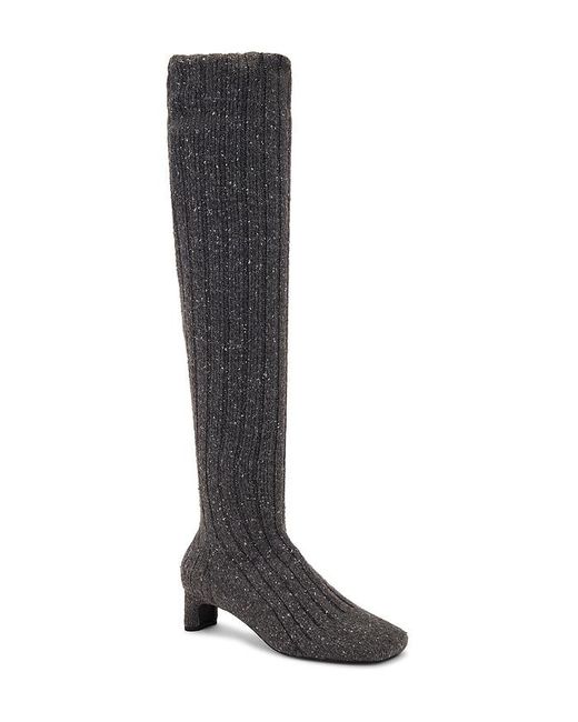 Jeffrey Campbell Black Knit Boot
