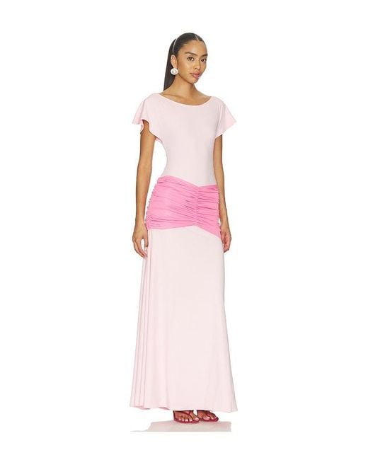 OW Collection Pink X Revolve Gaia Maxi Dress