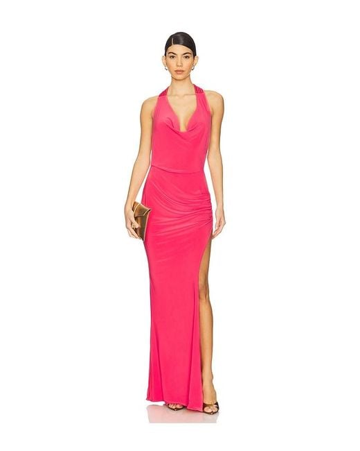 Zhivago Pink Contact Jersey Gown