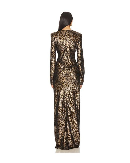Sans Faff Multicolor Anna Cowl Evening Dress