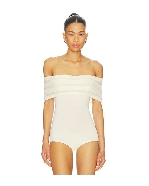 Isa Boulder White Stacks Top
