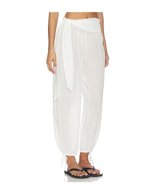 Lovers + Friends White Billie Pant