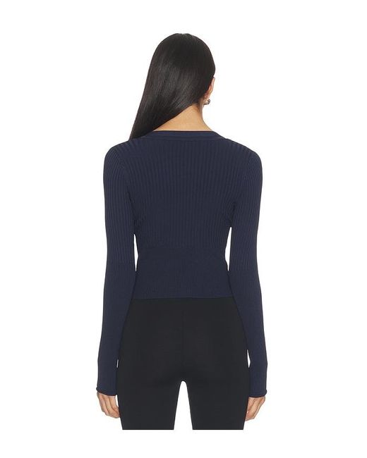 Jonathan Simkhai Blue Ailany Cardigan