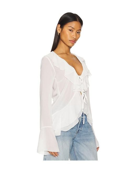 MORE TO COME White Alisia Top