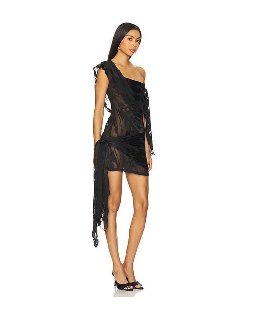 Kim Shui Black Jelixa Silk Dress