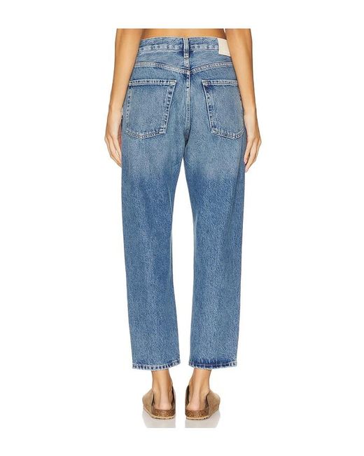 Citizens of Humanity Blue Winslow Cropped Boyfriend Jeans