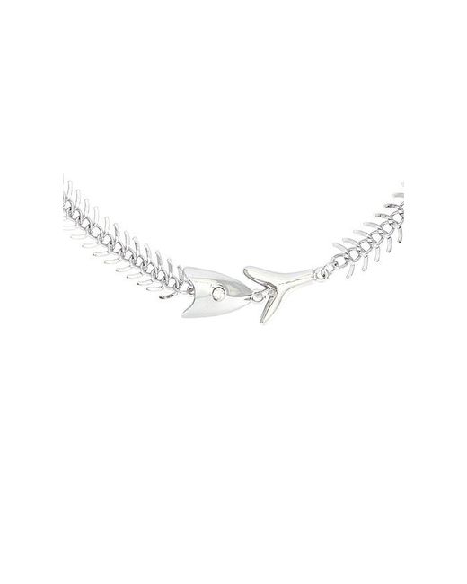 Frasier Sterling Metallic X For Love & Lemons Off The Hook Necklace