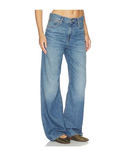 Madewell Blue Airy Perfect Vintage Wide Leg