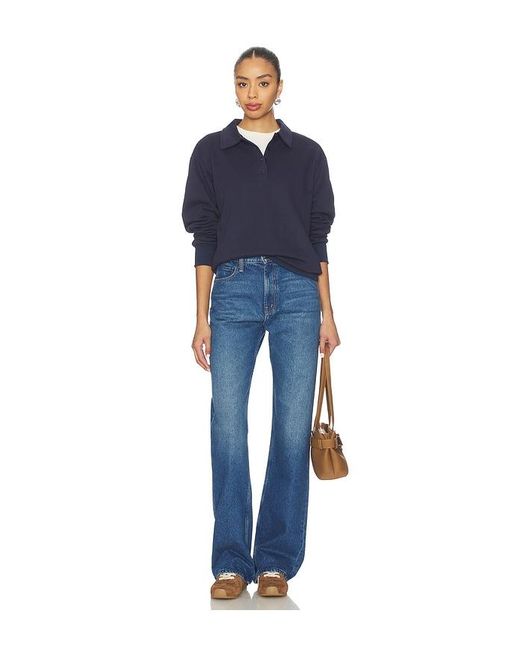 Mother Blue The Mixer Heel Jeans