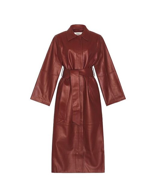 SRG Red Reggie Leather Coat