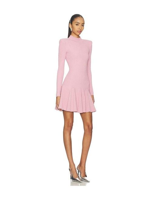 retroféte Pink Sydonie Knit Dress