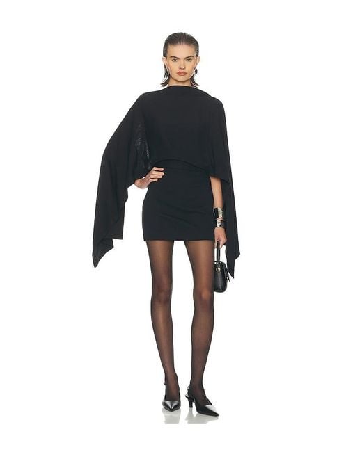 mesh ruched dress black Bliss Mesh Ruched Dress Black Aztec – Sheek main image 0