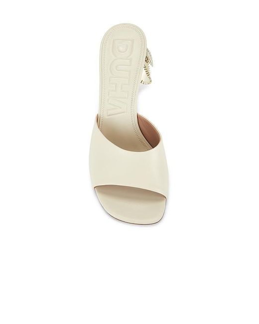 DUHA White Palmira Mule
