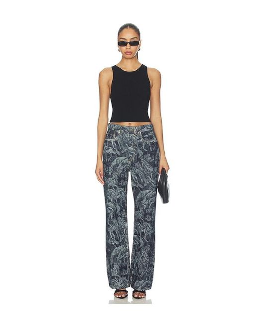 AllSaints Blue Blake Wide Leg