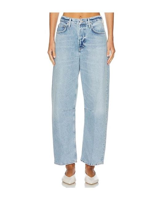 Citizens of Humanity Blue Miro Relaxed Wide Leg Jeans