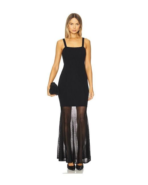 LNA Black Tonia Dress