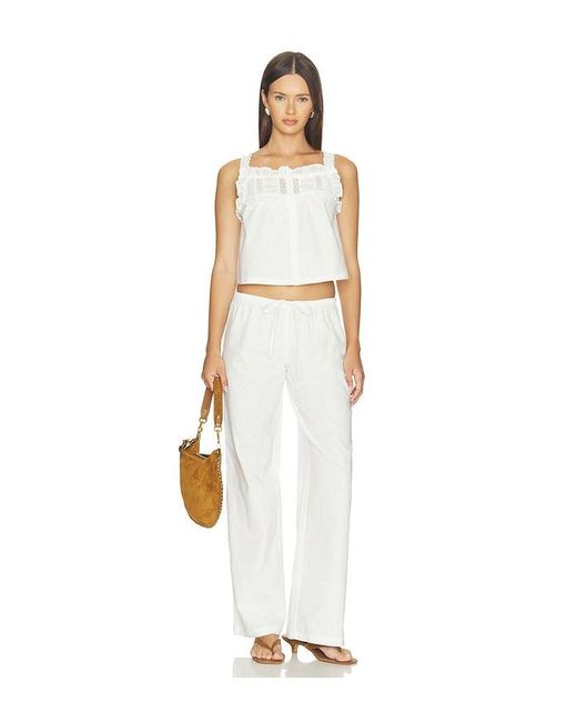MORE TO COME White Jamie Pant